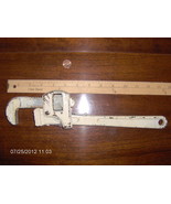 Vintage McKaig-Hatch plumbers PIPE WRENCH 14&quot;inch forged alloy buffalo N... - $35.80 CAD