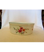 Andrea by Sadek Jardin Round Casserole Dish 7122 Japanese Floral with Bu... - £37.55 GBP