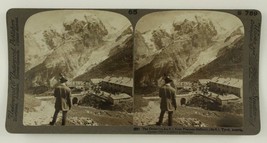 Vintage Stereoscope Photo Underwood S759 Ortler Franzen Shohe Tyrol Austria - £8.62 GBP