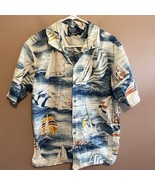 Polo Ralph Lauren Shirt Men’s Large Blue Sailfish Sailing Hawaiian Nautical - $54.40 CAD