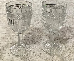 Set of 2 Vintage Libbey Radiant Water Goblets/Wine Stemware 7” Glasses - $320.91 MXN