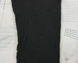 L&#39;agence Midi Tank Dress Womens Medium Black Asymmetrical Lagenlook Draped - $79.19