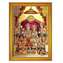 God Shri Ram Sita MATA Lakshmana Ji with Hanuman Ji Photo Frames for Wall - £26.81 GBP