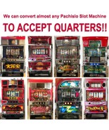 WE WILL CONVERT YOUR PACHISLO SLOT MACHINE TO ACCEPT QUARTERS!! (See Det... - £47.17 GBP
