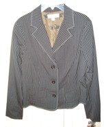 NWT Paul &amp; Joe for Target Black/Blue Pinstriped Blazer SZ MD - £23.90 GBP