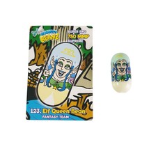 Mighty Beanz 123 Elf Queen Bean Glow 2003 Series 2 Moose With Playing Card - £22.10 GBP