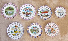 Lot of 7 Vintage State Souvenir Plates - Japan - $30.00