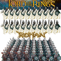 LotR Return Mordor Rohan Guards Knight+White Horse Army MiniFigures Bric... - £25.17 GBP