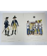 Vintage 11x14 Military Uniforms Set of (6) Prints - $47.85 CAD