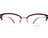 Max Cole Eyeglasses Frames MC 1517 COL 30 Red Silver Cat Eye Square 51-1... - £29.68 GBP