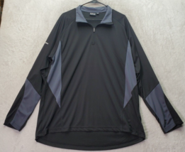 Subaru Black Label Activewear Shirt Mens XL Black Long Sleeve Logo Quart... - £18.13 GBP