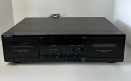 Sony TC-W490 Dual Deck Cassette Recorder Player For Parts/Repair - $37.73