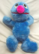 Vintage Playskool 1983 Sesame Street NICE BLUE GROVER 13" Plush Stuffed Animal - $24.74