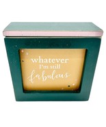 Primitives by Kathy Words of Wisdom Empower Box 3.5 x 3 Green Card Sayings NWT - $8.91