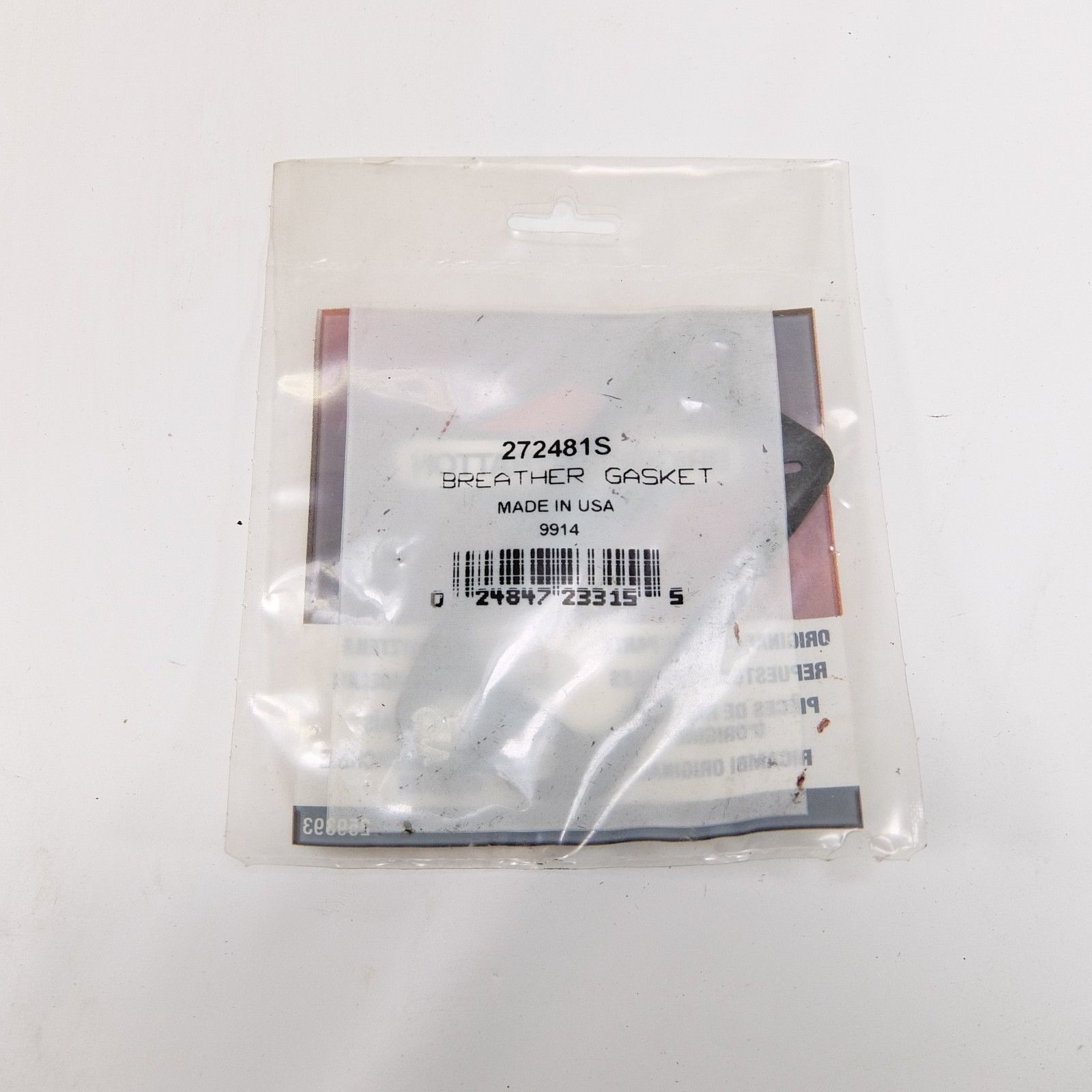 New Briggs &amp; Stratton 272481S Breather Gasket - $0.99