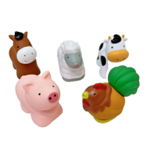 Melissa and Doug Ks Kids Farm Animal Figures Horse Cow Pig Sheep Rooster Lot 5 - £9.23 GBP