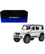 Mercedes Benz G500 4X4 2 Gloss White 1/18 Model Car by Autoart - $436.28 CAD