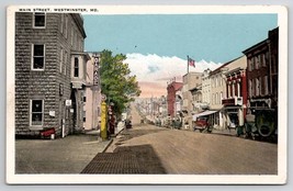 Westminster MD View On Main Street Parker Family Of Littleton NH Postcard W22 - £15.68 GBP