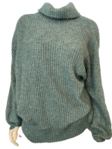 American Eagle Green Turtleneck Long Sleeve Sweater Size M - $14.24