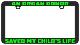 An Organ Donor Sauvez Mon Vie ENFANT Ami Parent Licence Plaque Cadre Support Tag - £4.98 GBP
