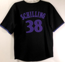 Arizona Diamondbacks Curt Schilling #38 MLB NL Boys 2000-03 Black Sewn Jersey L - $48.55