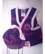 Good Lad - Christmas Boy&#39;s Plaid Flannel Vest and Hat Size 4T - $169.87 MXN