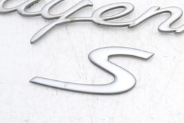 03-10 PORSCHE CAYENNE S TRUNK REAR EMBLEM BADGE E6387 image 6