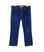 J Brand Women&#39;s size 27 Low Rise Capris Cropped Blue Denim Jeans 31 x 24  - £21.17 GBP