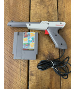 Gray 1985 Nintendo Zapper Light Gun Bundled W/ Super Mario Bros. / Duck ... - $23.33