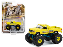 1992 Ford F-250 Monster Truck Yellow &quot;Liquidator&quot; &quot;Kings of Crunch&quot; Seri... - $23.64