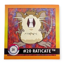 Pokemon Vintage Artbox Collectible Sticker: #20 Raticate - £3.83 GBP