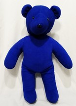 Blue Teddy Bear Large Plush Stuffed Animal 20&quot; North American Bear Co 1979 - £24.71 GBP