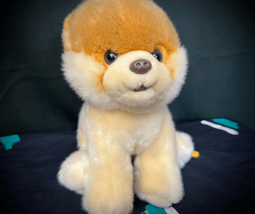 Gund Boo Pomeranian Dog Plush Cream Brown 9&quot; Soft Toy Stuffed Animal - £9.84 GBP