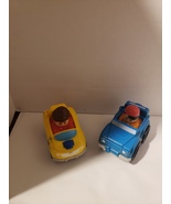 Fisher Price Little People Wheelies Muscle Car Yellow and Blue Jeep - €8,60 EUR