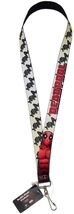 Marvel Deadpool Lanyard 1" Wide 22" Long Buckle-Down ID Badge Key Holder... - $7.91