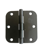 (3) 3.5&quot; Matte Black 3.5&quot;x3.5&quot;  Interior Door Hinges with 5/8&quot; Radius 15... - $27.91 CAD