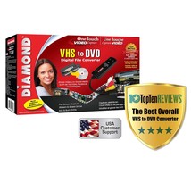 Diamond Multimedia VC500 One Touch VHS to Digital File, DVD Converter with Easy  - £51.67 GBP