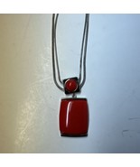 Large Lucite Vintage Necklace Double Snake Chain - $30.84