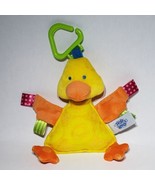 Mary Meyer Baby Taggies Yellow Duck Chick 8&quot; Squeaker Baby Toy Lovey Han... - £10.16 GBP