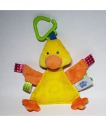 Mary Meyer Baby Taggies Yellow Duck Chick 8&quot; Squeaker Baby Toy Lovey Han... - £10.34 GBP