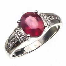 Arenaworld 7 Carat Ruby Gemstone Handmade Victorian Style 925 Sterling S... - £28.23 GBP