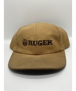 RUGER Brown Cotton Heavy Duty Adjustable Hat Lined Machine Washable Made... - $23.09