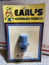 Earls SS981688ERL Earls Straight Male AN -8 to 1/2&quot; NPT - £12.50 GBP