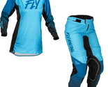 New Fly Racing Lite Blue / Black Dirt Bike Adult Womens MX Motocross Gear - $199.90