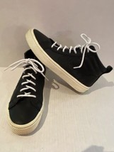 Cariuma Black Leather Hi-Tops Lace Up Casual Sneakers Shoes  Womens 7; Mens 5.5 - £35.25 GBP