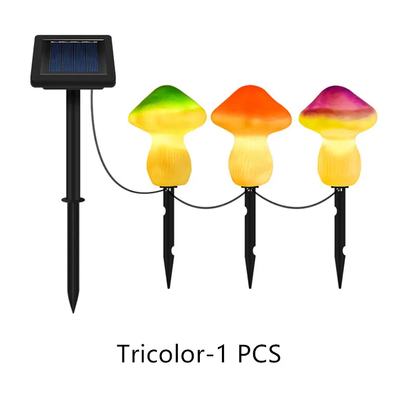 Solar Power Lawn Lamp Outdoor IP65 Waterproof Mushroom Lights Fairy Light for Ga - £111.75 GBP