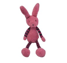 Little Jellycat Slackajack Stripey Bunny Rabbit Pink Easter Stuffed Animal Plush - £59.99 GBP