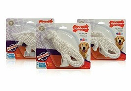 3 Pack Nylabone Durable Dental Dinosaur Chew Toy (Dinosaur Varies) - £39.13 GBP