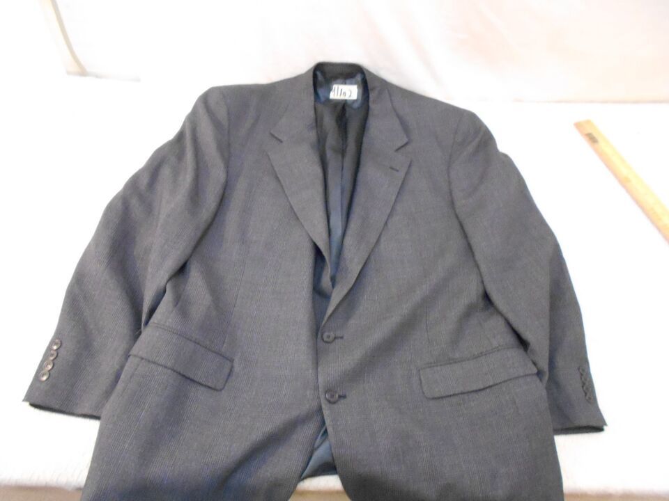 RACQUET CLUB DARK BLUE 2 BUTTON MENS FORMAL WEDDING PROM DRESS COAT 48 C... - $27.28