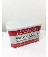 Vintage GENERAL FOODS International Coffee SUISSE MOCHA instant tin can ... - $37.00